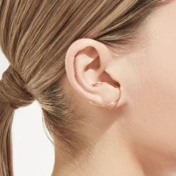 Tortoise-Shihara Jewelry*Shihara Twist Round Earring 03