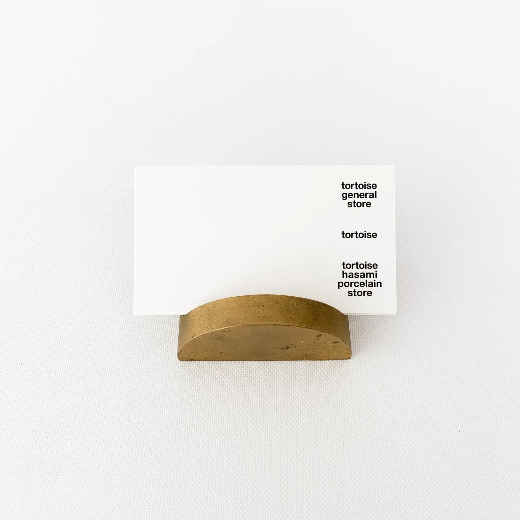 SAIKAI (Others) Office*S/N Brass Card Holder