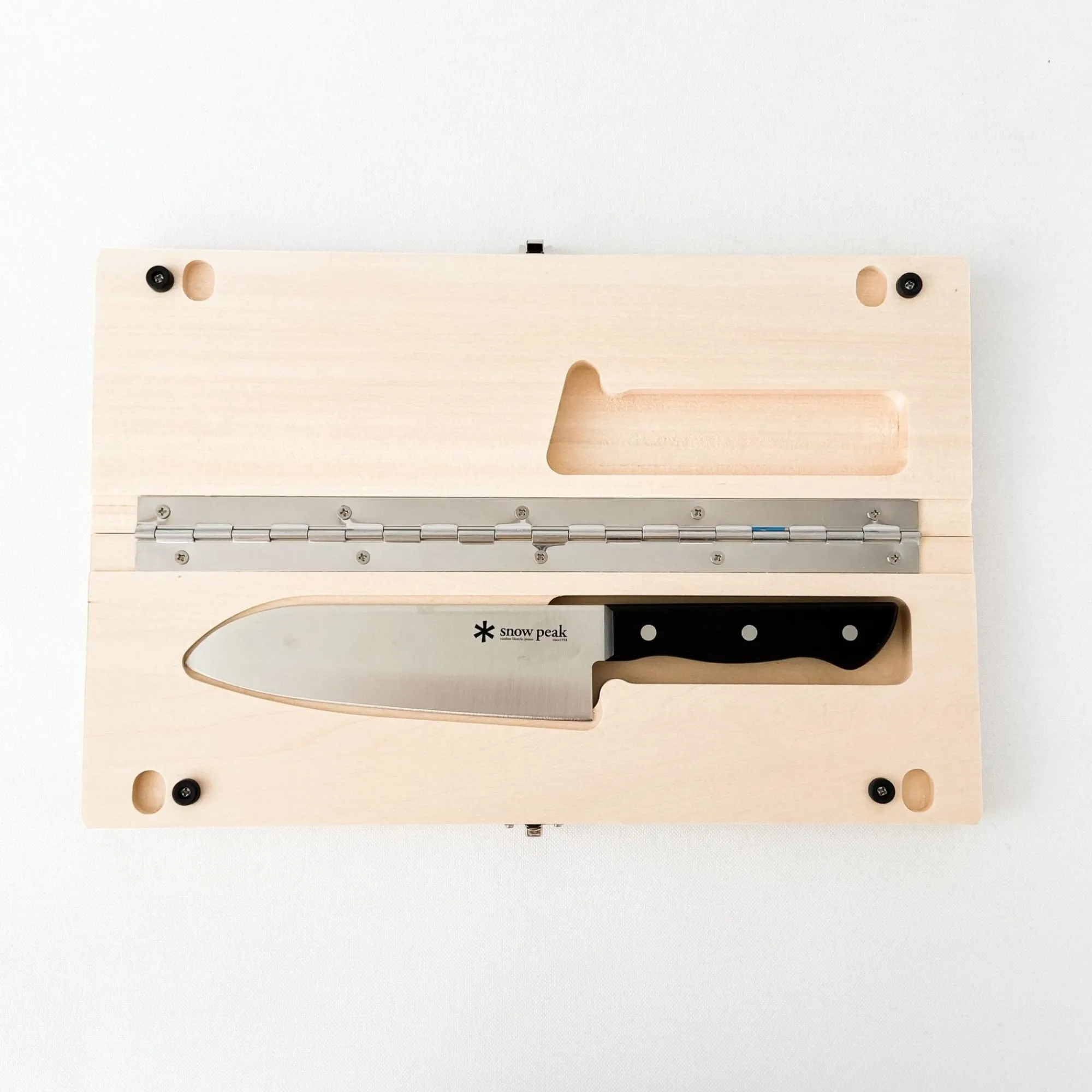 Snow Peak Outdoor*Cutting Board & Knife Set (L)