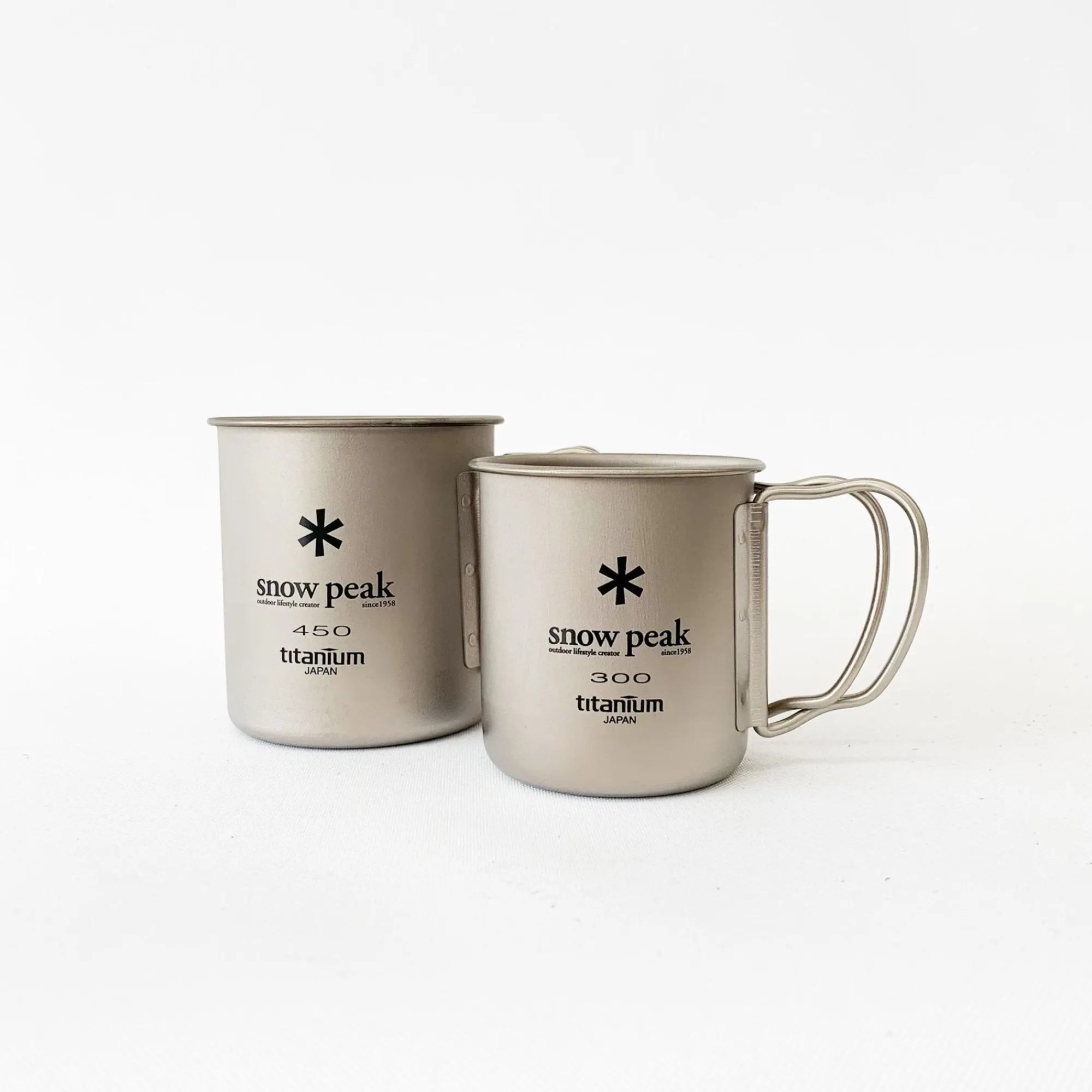 Snow Peak Outdoor*Titanium Single Wall Mugs