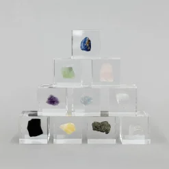 TORTOISE-yellow paper Sola Cube Home Decor*Sola Cubes - Minerals (Small)