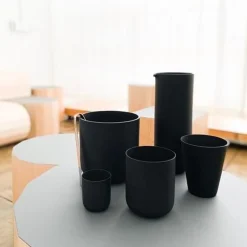 Sugahara USA Southern Coast International Sake Drinkware*Sugahara Black Matte Glass Pitcher