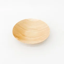 TORTOISE-yellow paper Serving*Suya Thin Wooden Bowls