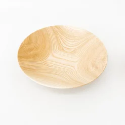 TORTOISE-yellow paper Serving*Suya Thin Wooden Bowls