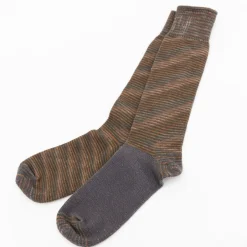 TORTOISE-yellow paper Niime Tamaki Small Accessories*Tamaki Niime Organic Cotton Unisex Socks