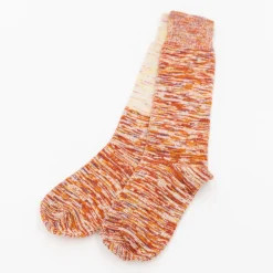 TORTOISE-yellow paper Niime Tamaki Small Accessories*Tamaki Niime Organic Cotton Unisex Socks