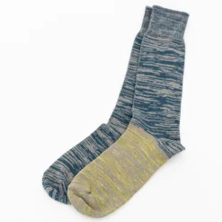TORTOISE-yellow paper Niime Tamaki Small Accessories*Tamaki Niime Organic Cotton Unisex Socks