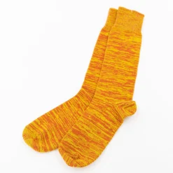 TORTOISE-yellow paper Niime Tamaki Small Accessories*Tamaki Niime Organic Cotton Unisex Socks