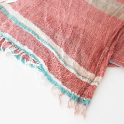 TORTOISE-yellow paper Niime Tamaki Small Accessories*Tamaki Niime Organic Cotton Shawls - Large