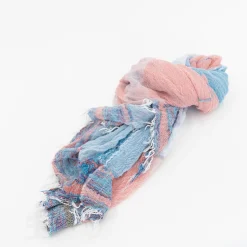 TORTOISE-yellow paper Niime Tamaki Small Accessories*Tamaki Niime Organic Cotton Shawls - Large