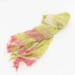 TORTOISE-yellow paper Niime Tamaki Small Accessories*Tamaki Niime Organic Cotton Shawls - Large