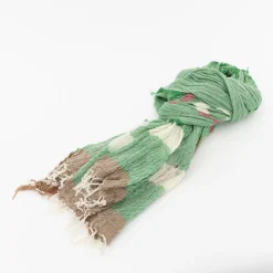 TORTOISE-yellow paper Niime Tamaki Small Accessories*Tamaki Niime Organic Cotton Shawls - Large