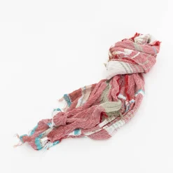 TORTOISE-yellow paper Niime Tamaki Small Accessories*Tamaki Niime Organic Cotton Shawls - Large