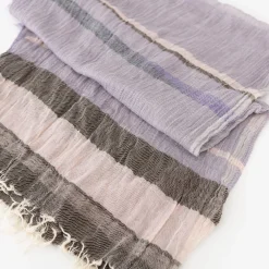 TORTOISE-yellow paper Niime Tamaki Small Accessories*Tamaki Niime Organic Cotton Shawls - Large