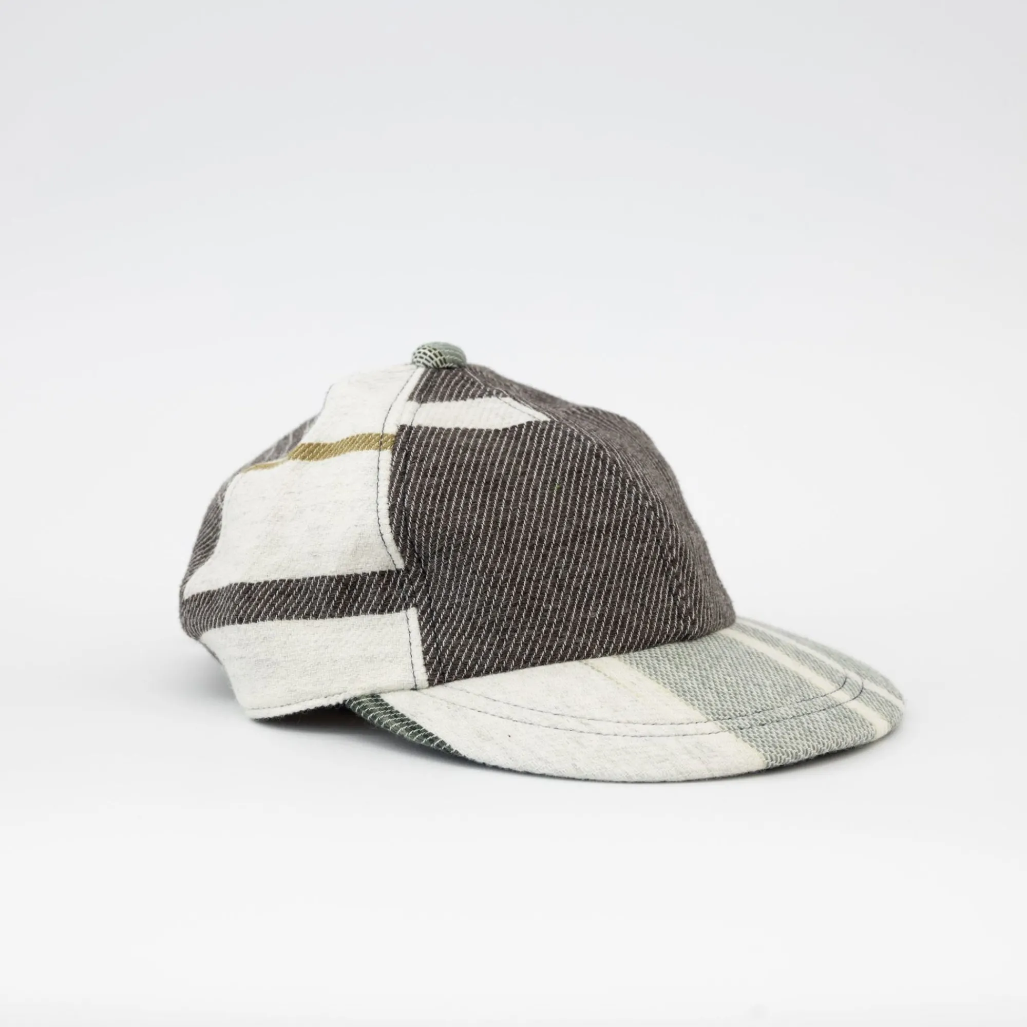 TORTOISE-yellow paper Niime Tamaki Small Accessories*Tamaki Niime Wool And Cotton Cap