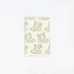 TORTOISE-Kamawanu Animals*Tenugui - Baby Dragon Green