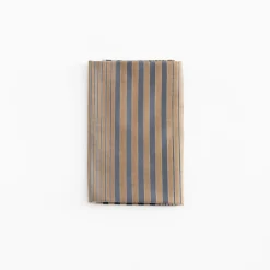 TORTOISE-Kamawanu Contemporary*Tenugui - Beige And Blue Stripes