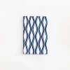 TORTOISE-Kamawanu Contemporary*Tenugui - Blue Vertical Waves