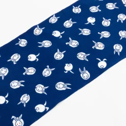 TORTOISE-Kamawanu Animals*Tenugui - Bunnies On Blue