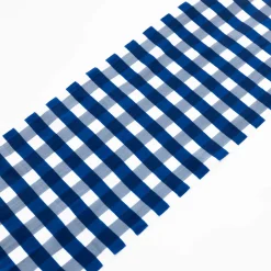 TORTOISE-Kamawanu Contemporary*Tenugui - Checkers White And Blue