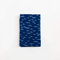 TORTOISE-Kamawanu Traditional*Tenugui - Dew Drop Blue