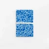 TORTOISE-Kamawanu Contemporary*Tenugui - Geometric Pool Blue & White