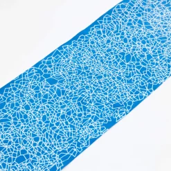 TORTOISE-Kamawanu Contemporary*Tenugui - Geometric Pool Blue & White