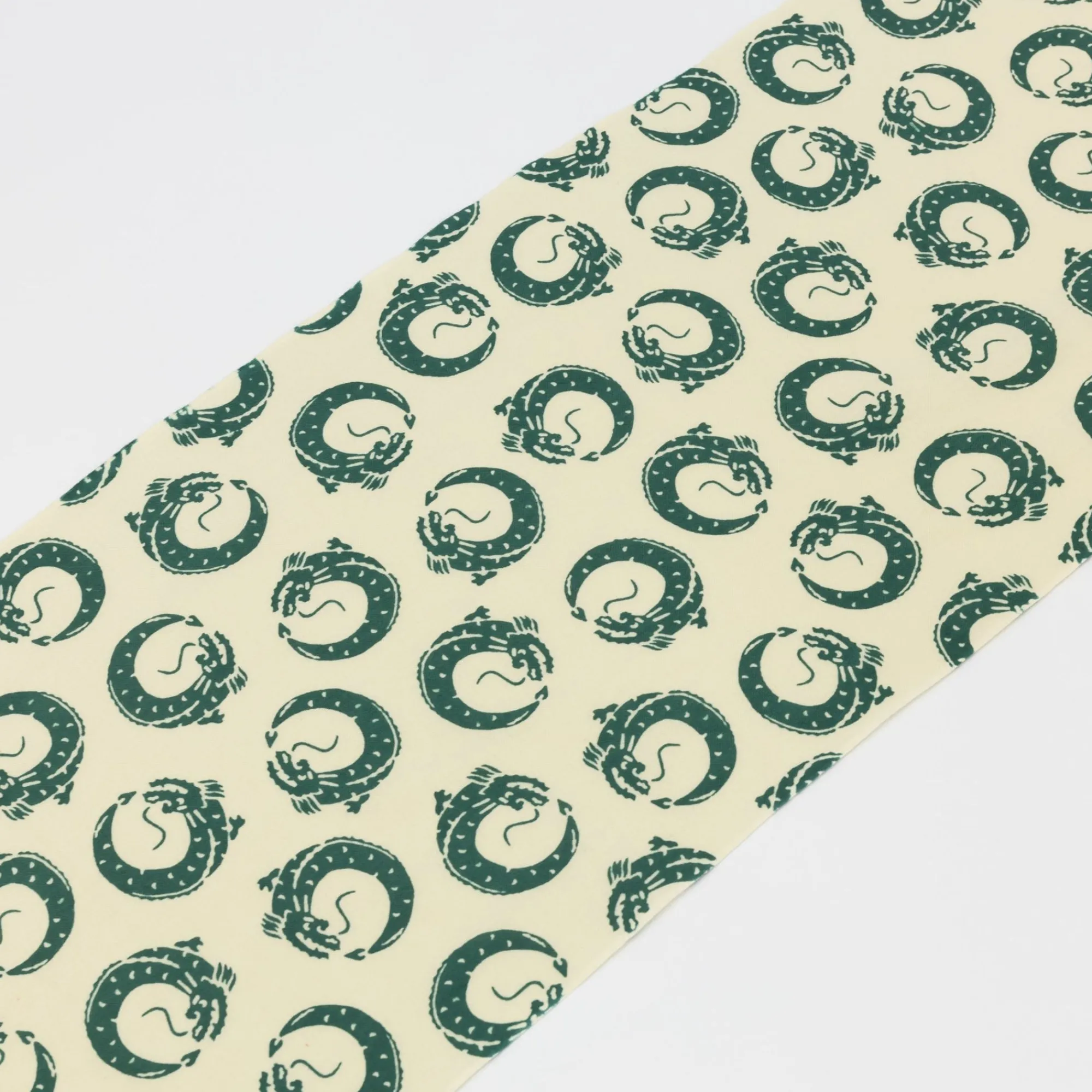 TORTOISE-Kamawanu Animals*Tenugui - Green Dragon