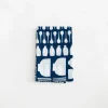 TORTOISE-Kamawanu Contemporary*Tenugui - Kitchen Tools On Blue