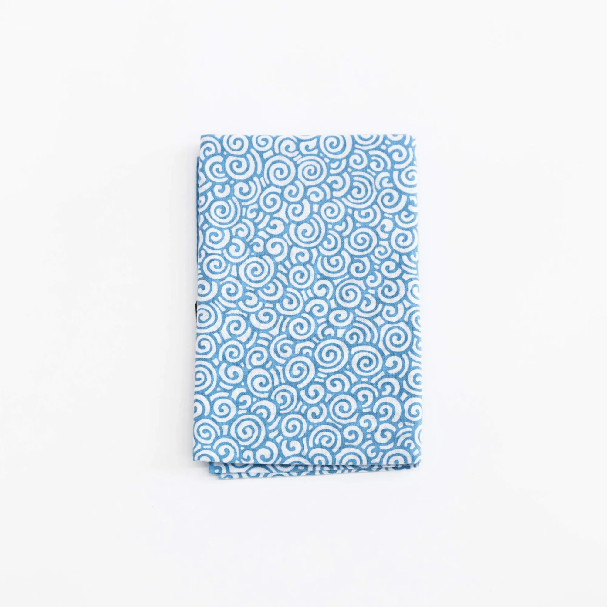 TORTOISE-Kamawanu Contemporary*Tenugui - Light Blue Swirls