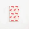 TORTOISE-Kamawanu Animals*Tenugui - Pink Pig