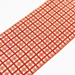 TORTOISE-Kamawanu Contemporary*Tenugui - Red Masu Lattice