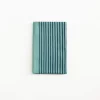 TORTOISE-Kamawanu Contemporary*Tenugui - Turquoise Step Stripe