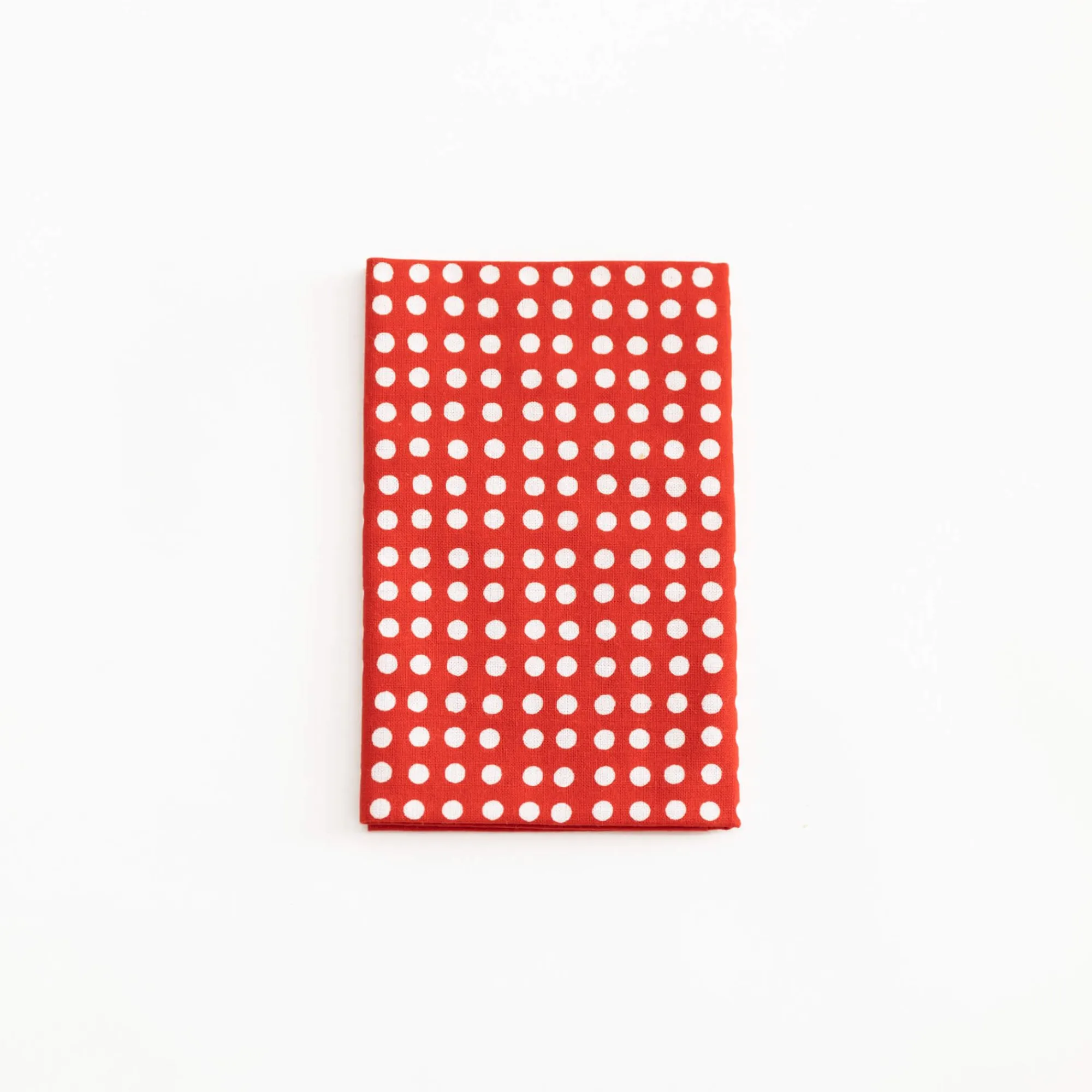 TORTOISE-Kamawanu Traditional*Tenugui - White Dot On Red
