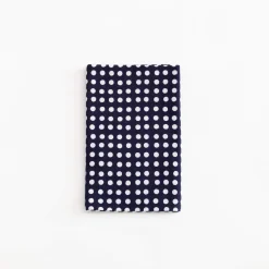 TORTOISE-Kamawanu Traditional*Tenugui - White Dots On Navy