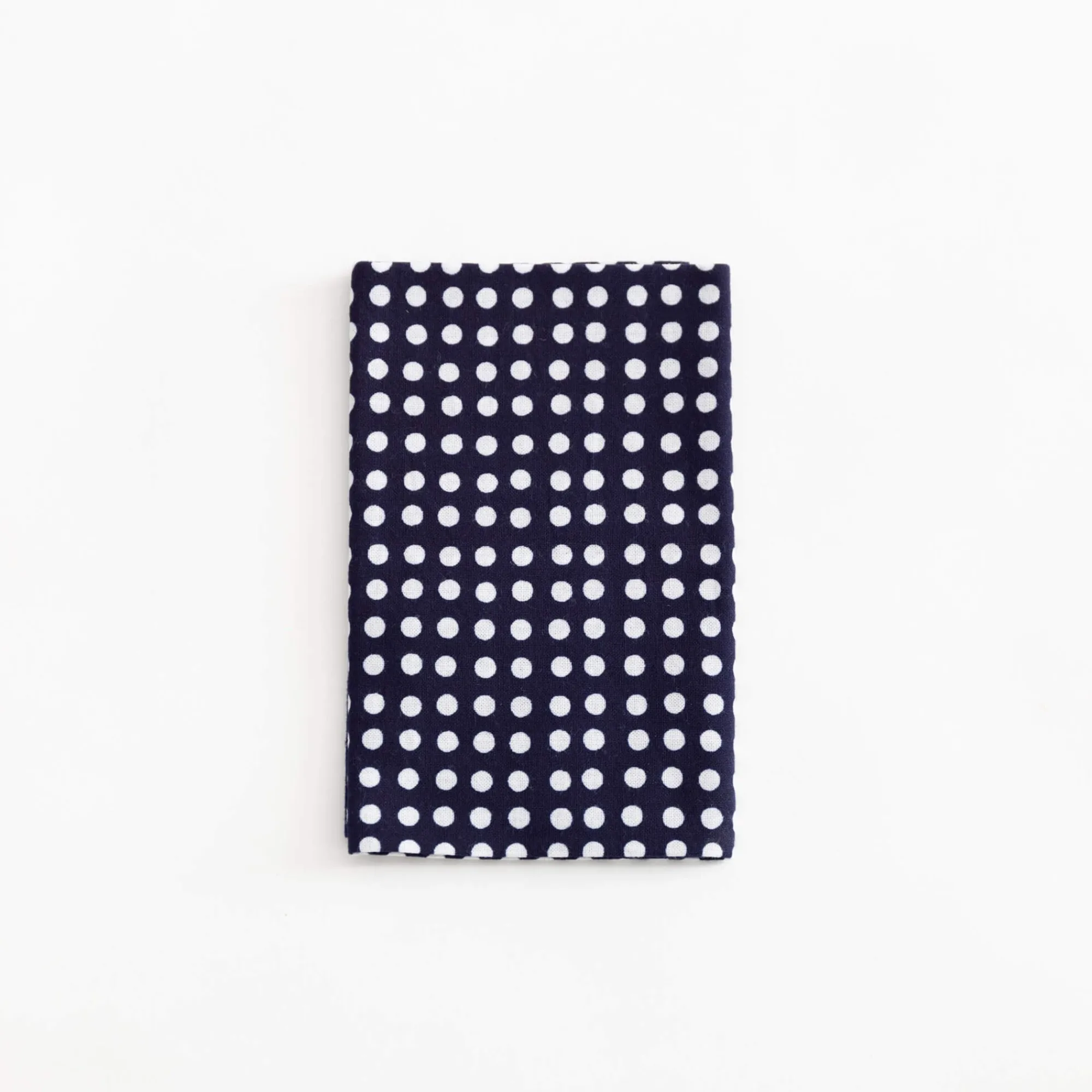 TORTOISE-Kamawanu Traditional*Tenugui - White Dots On Navy