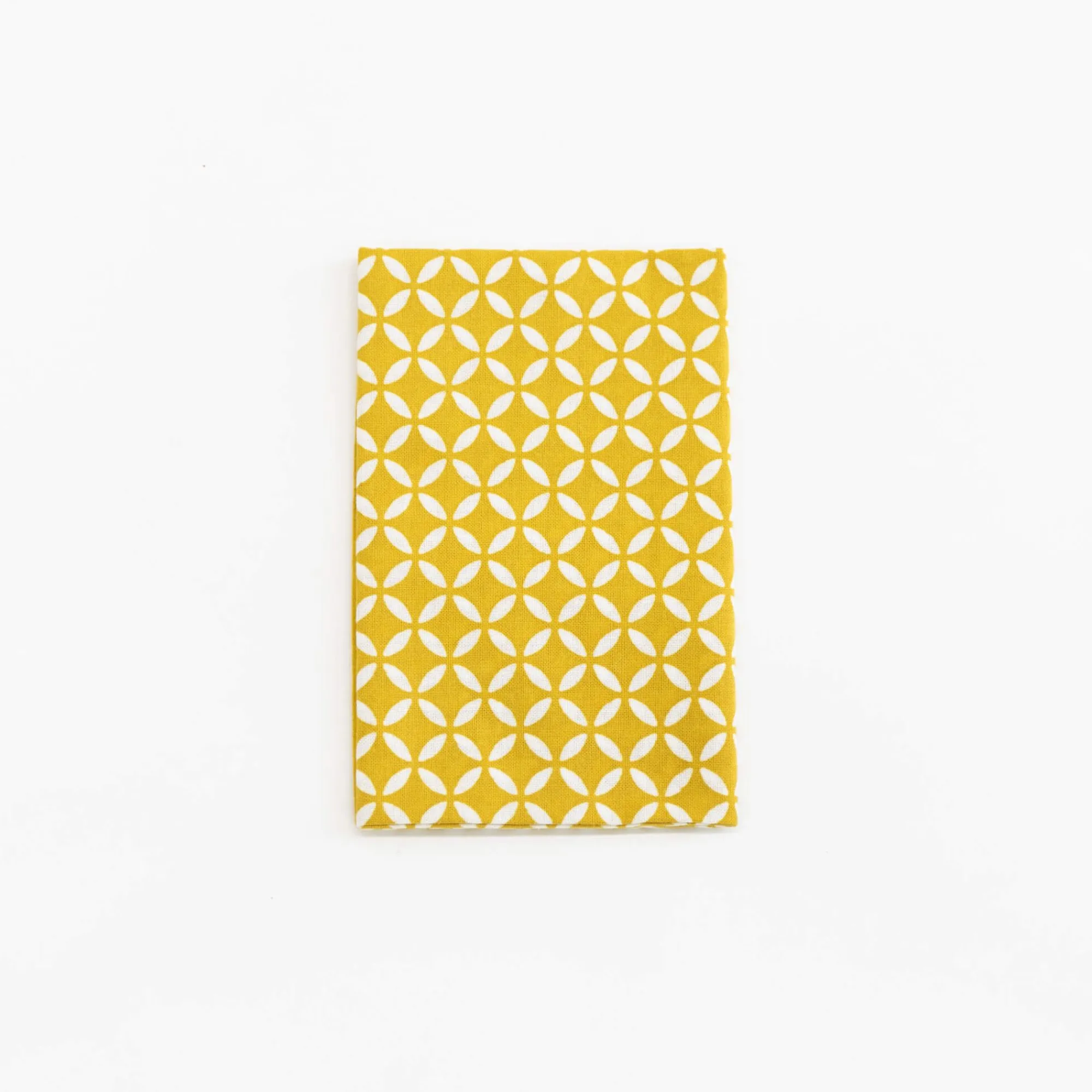 TORTOISE-Kamawanu Contemporary*Tenugui - Yellow Diamond On White