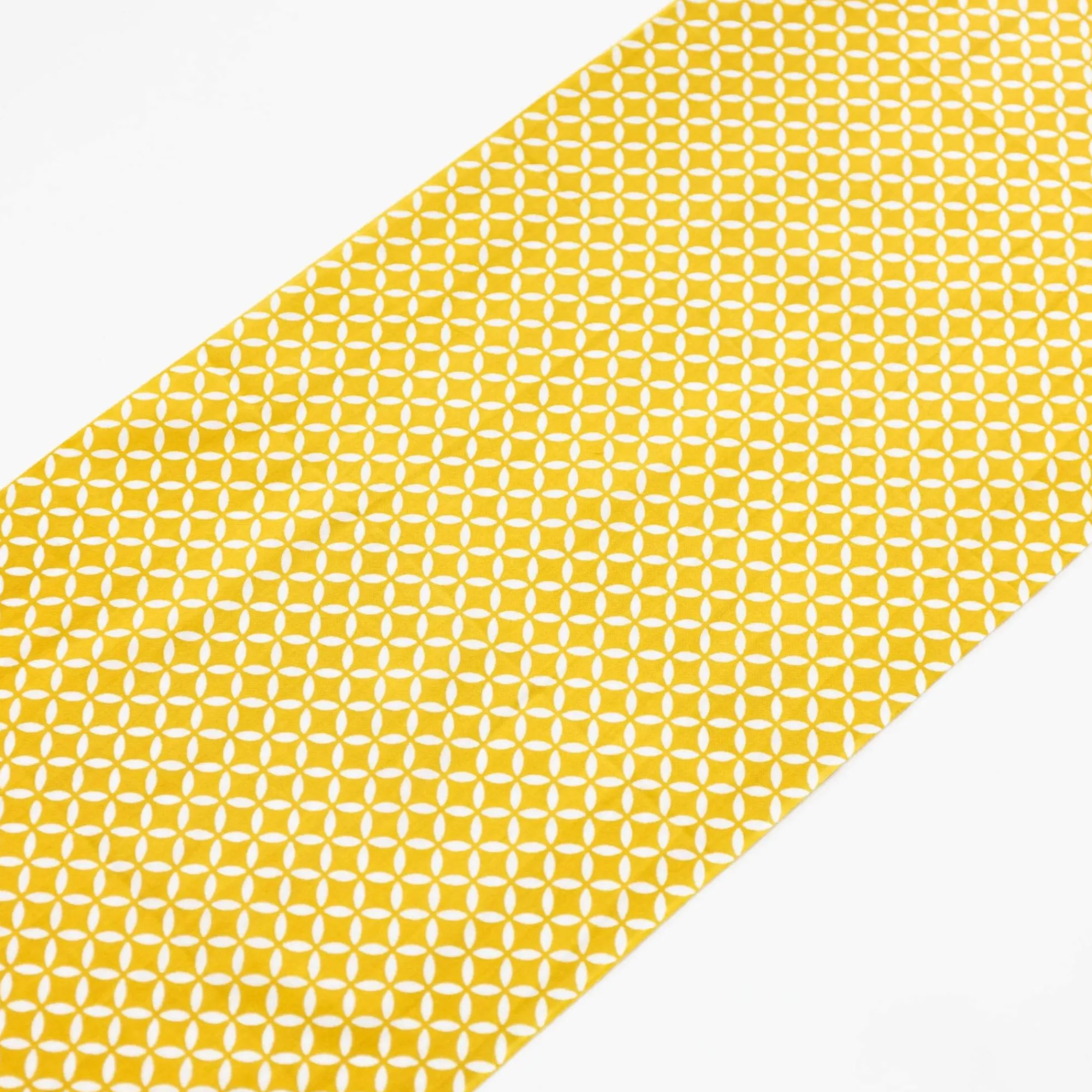 TORTOISE-Kamawanu Contemporary*Tenugui - Yellow Diamond On White