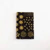 TORTOISE-Kamawanu Contemporary*Tenugui - Yellow Spices On Black