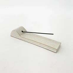 Tomoro Pottery Soaps & Scents*Tomoro Incense Holder White Round