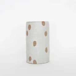 Tomoro Pottery Home Decor*Ceramic Petal Cylinder