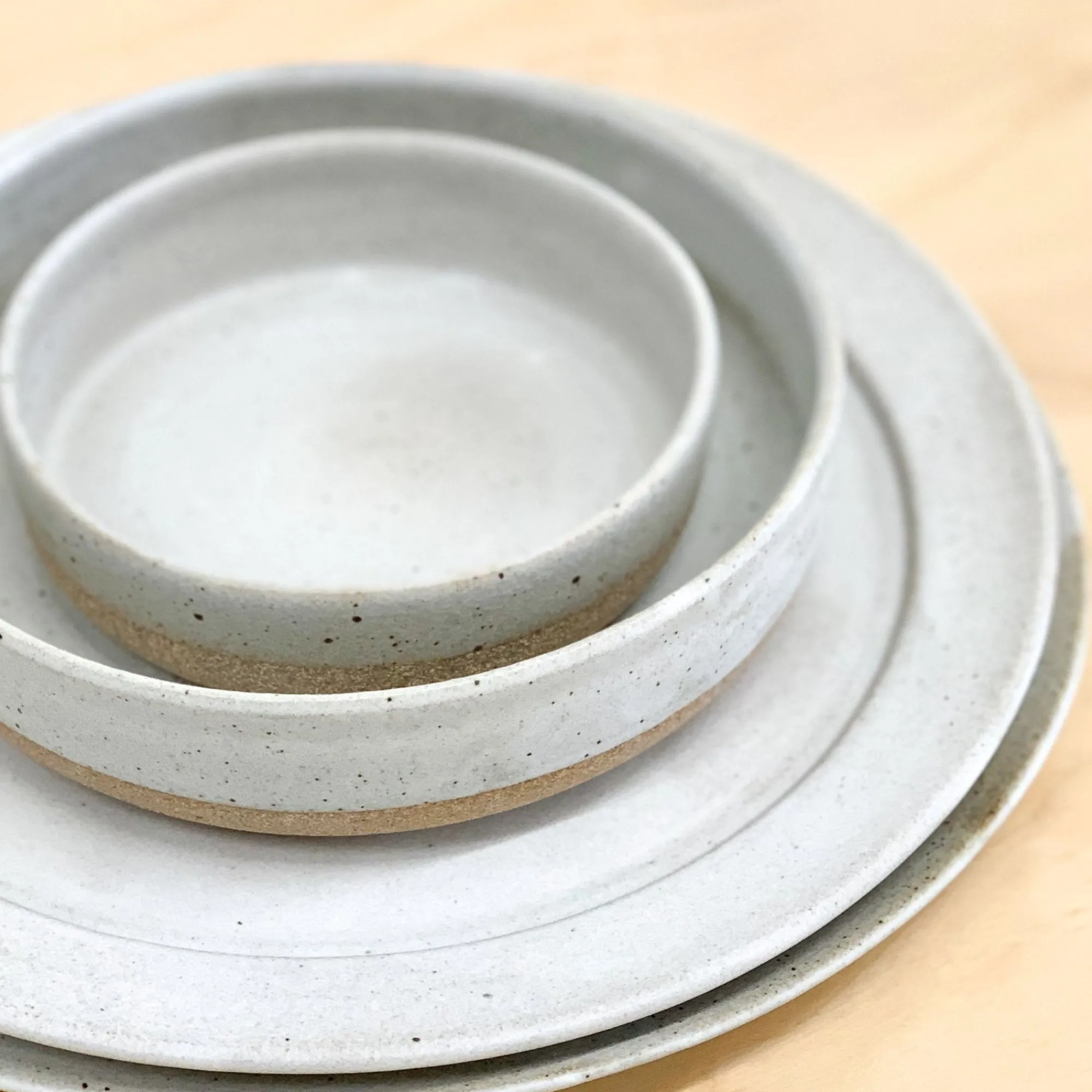Tomoro Pottery Eating*Tomoro Terra Deep Plate
