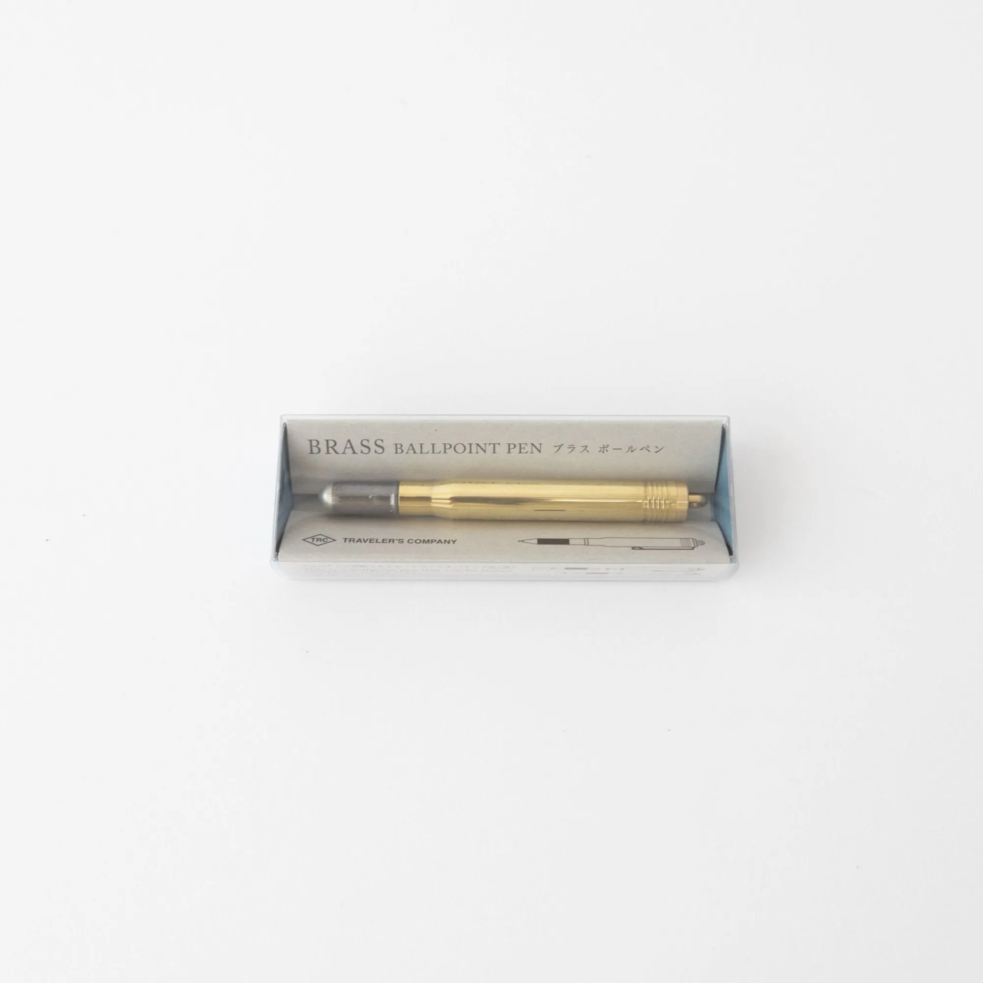 JP TRADING Office*Traveler'S Company Brass Ballpoint Pen & Pencil
