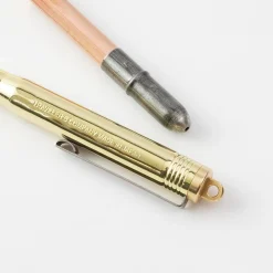 JP TRADING Office*Traveler'S Company Brass Ballpoint Pen & Pencil