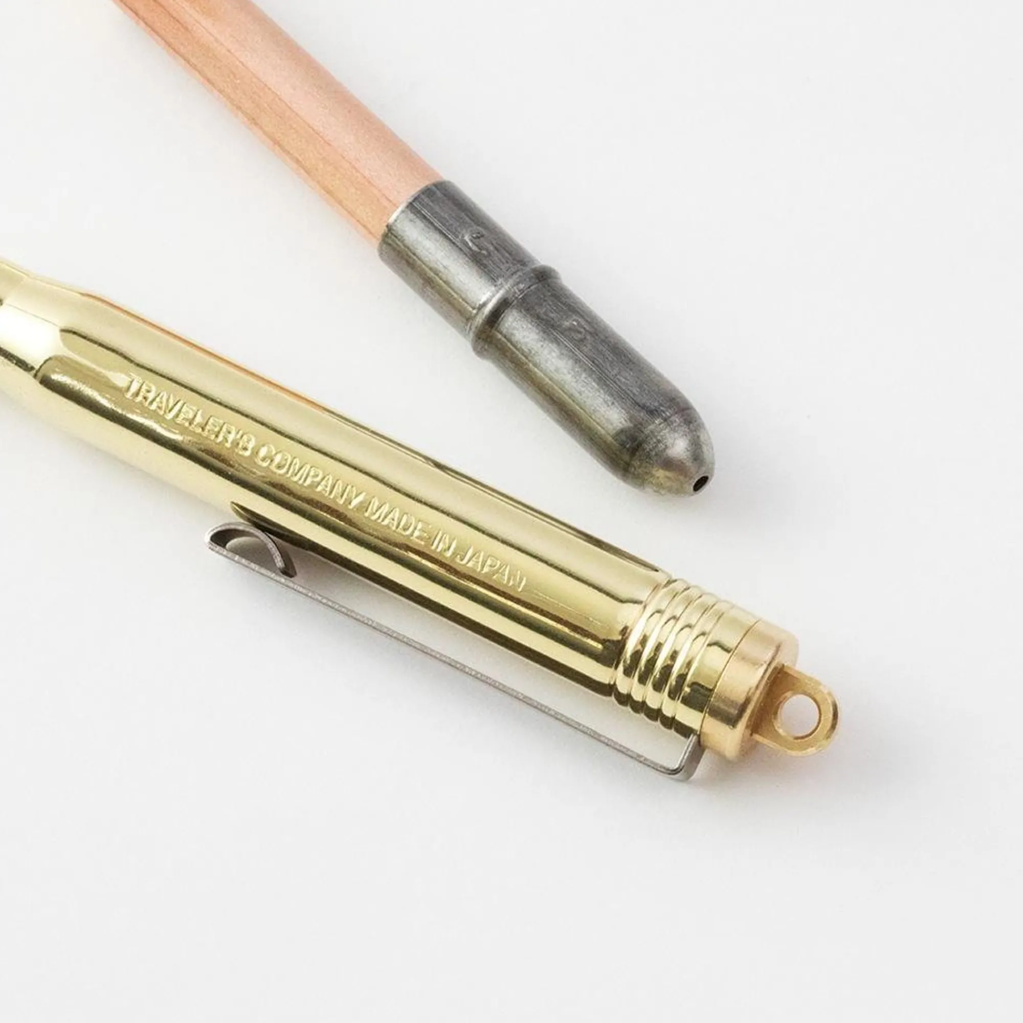 JP TRADING Office*Traveler'S Company Brass Ballpoint Pen & Pencil