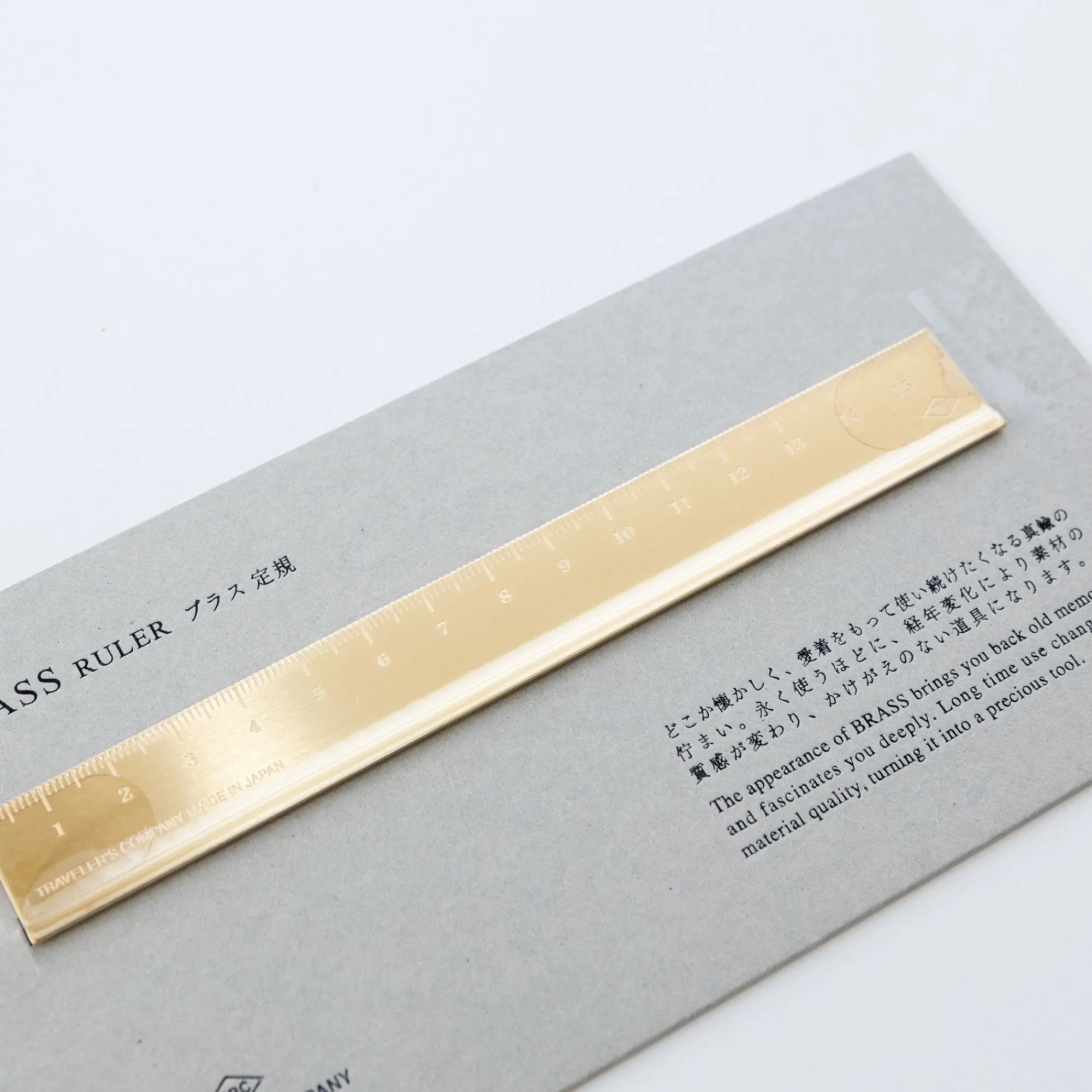JP TRADING Office*Traveler'S Company Brass Cm Ruler