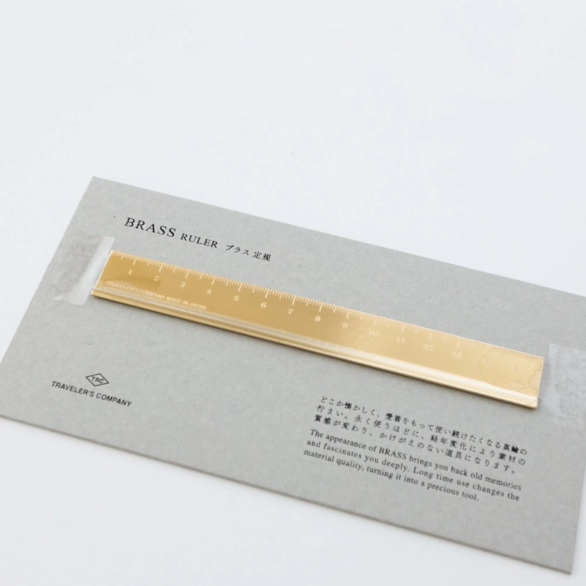 JP TRADING Office*Traveler'S Company Brass Cm Ruler