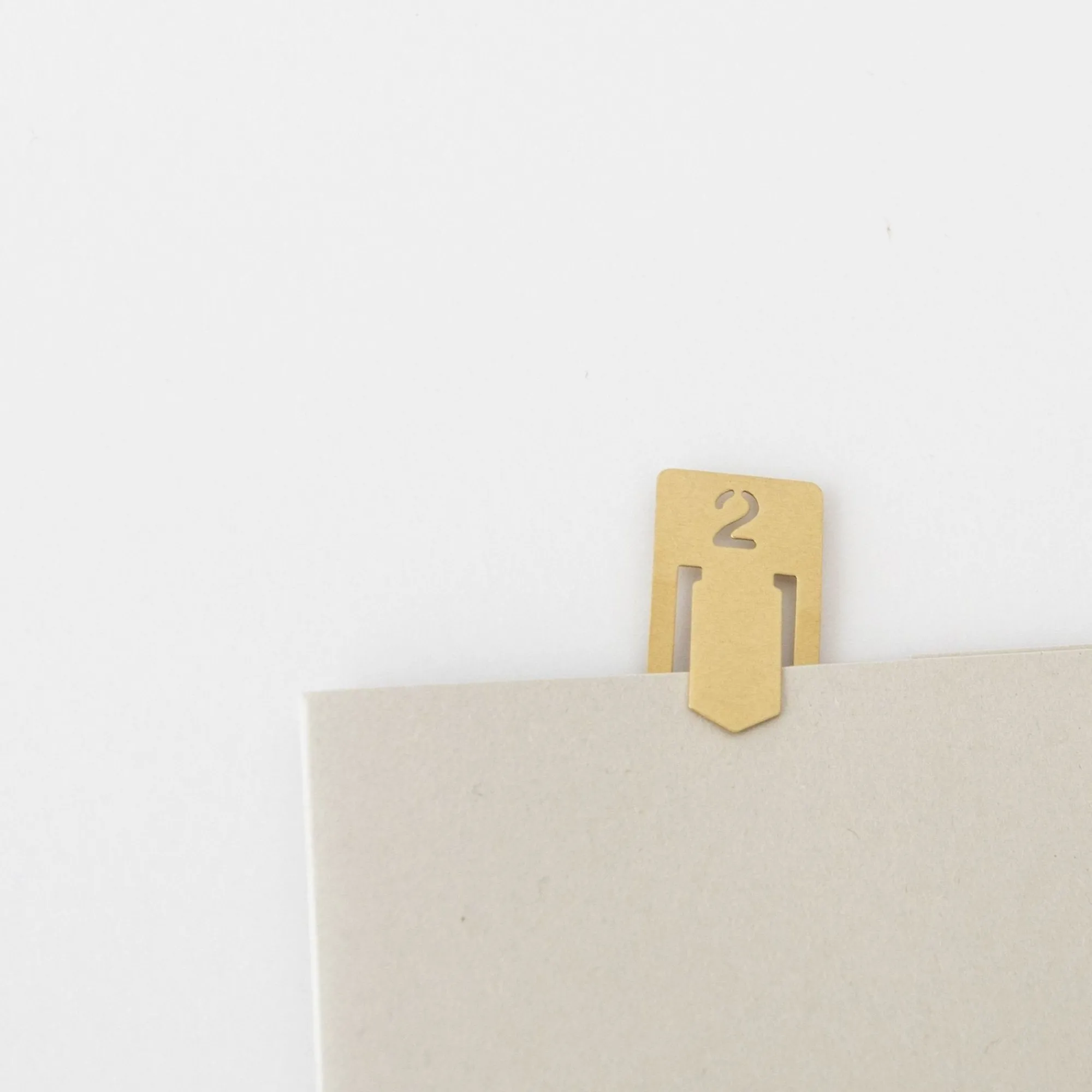 JP TRADING Office*Traveler'S Company Brass Number Clip