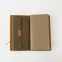 JP TRADING Office*Traveler'S Notebook Cotton Zipper Olive Case