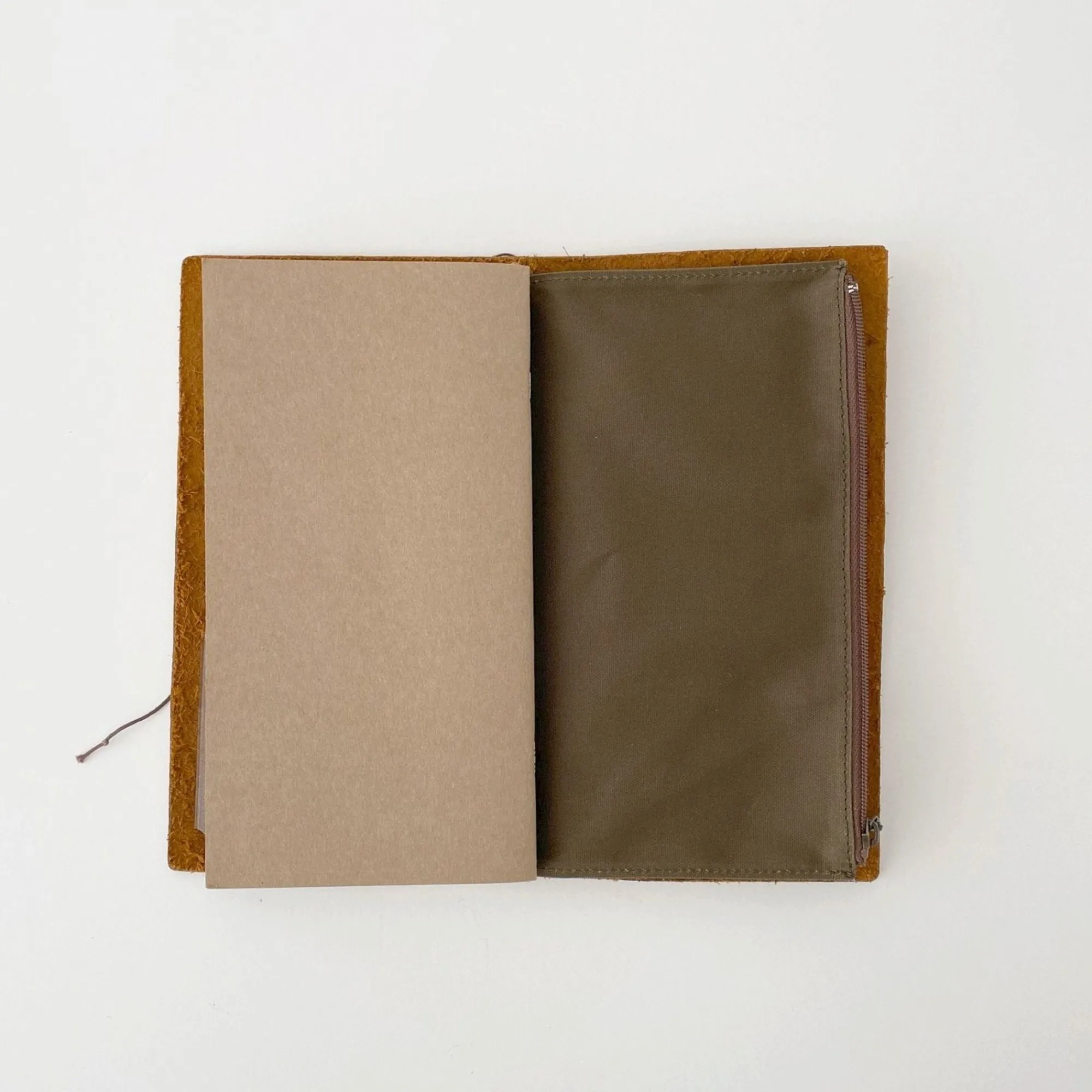 JP TRADING Office*Traveler'S Notebook Cotton Zipper Olive Case